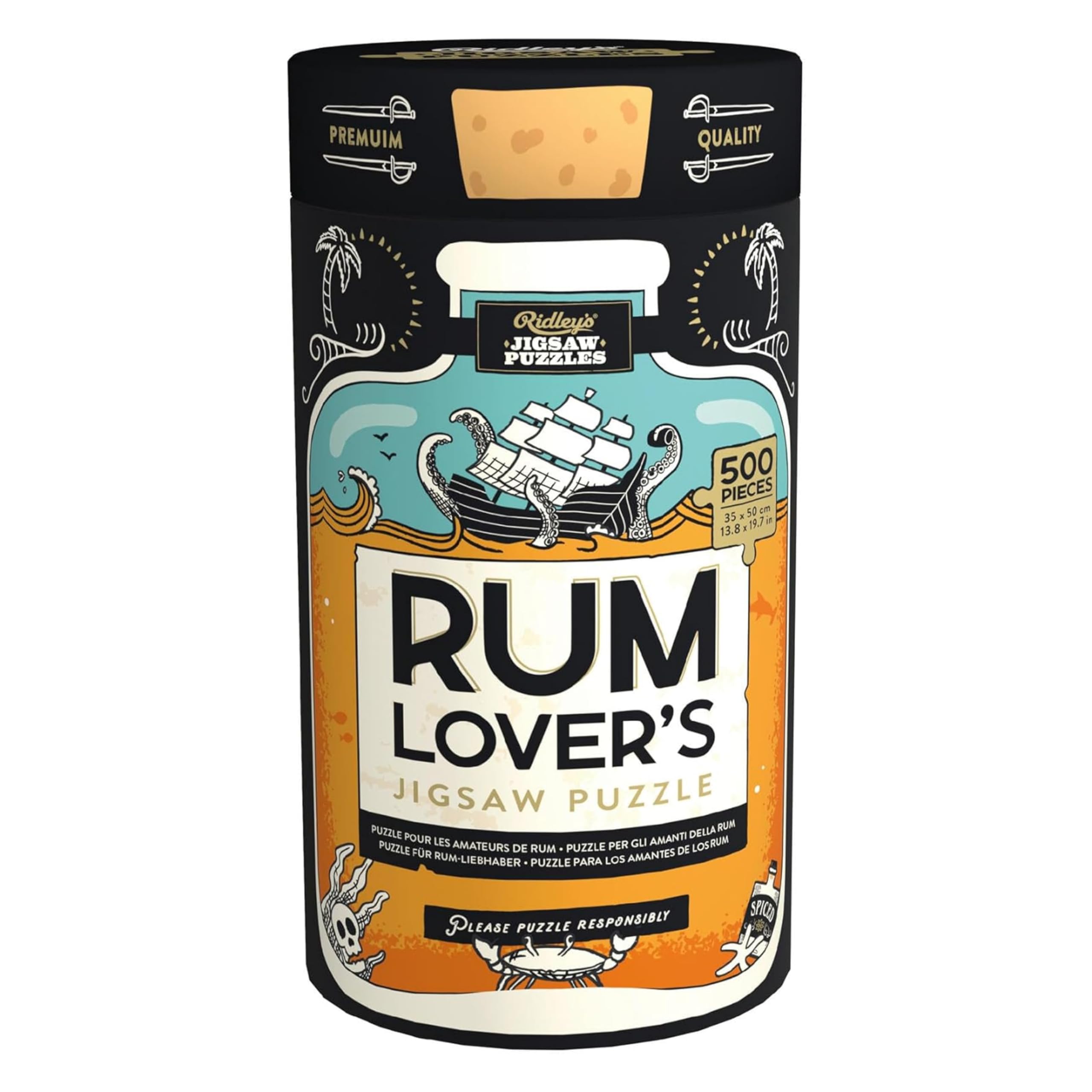 Rum Lovers 500Pc Jigsaw Puzzle