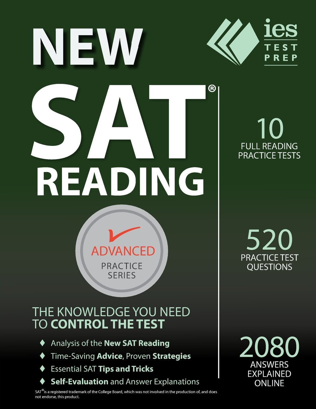 New SAT Reading Practice Book,Used