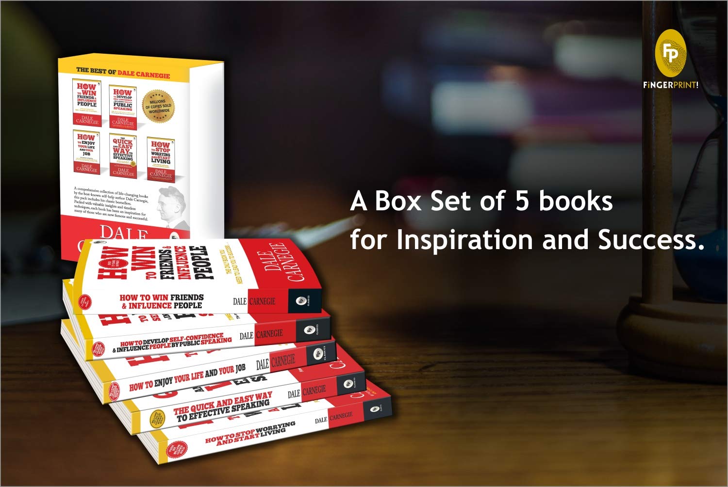 FINGERPRINT The Best of Dale Carnegie 5-Book Set - Personal Development Classics
