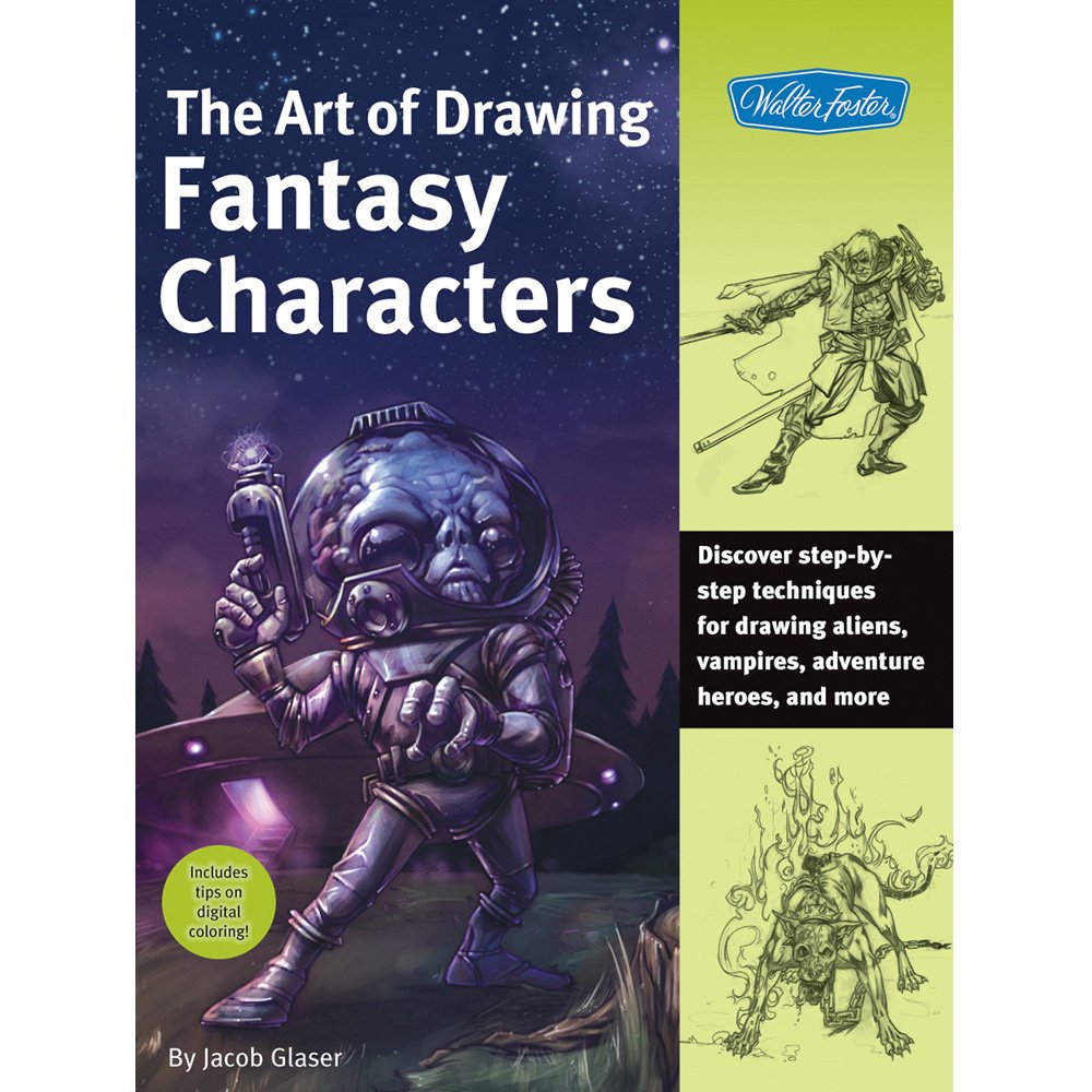 Art of Drawing Fantasy Characters,Used