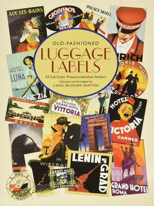 Oldfashioned Luggage Labels (Dover Stickers)-new