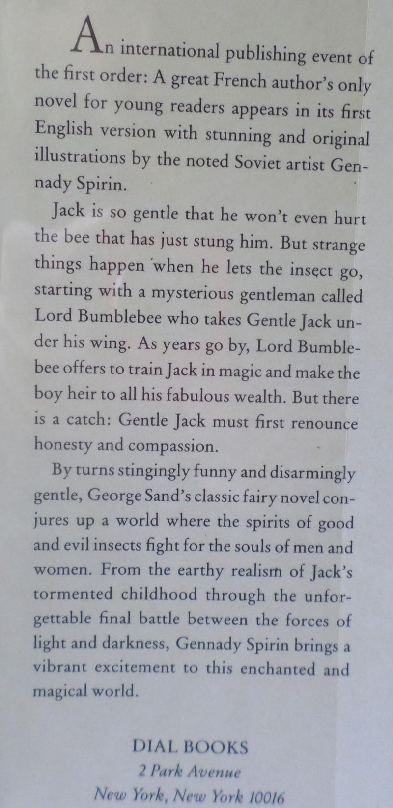 The Mysterious Tale Of Gentle Jack And Lord Bumblebee,New