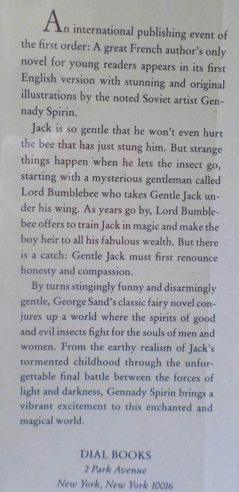 The Mysterious Tale Of Gentle Jack And Lord Bumblebee,New