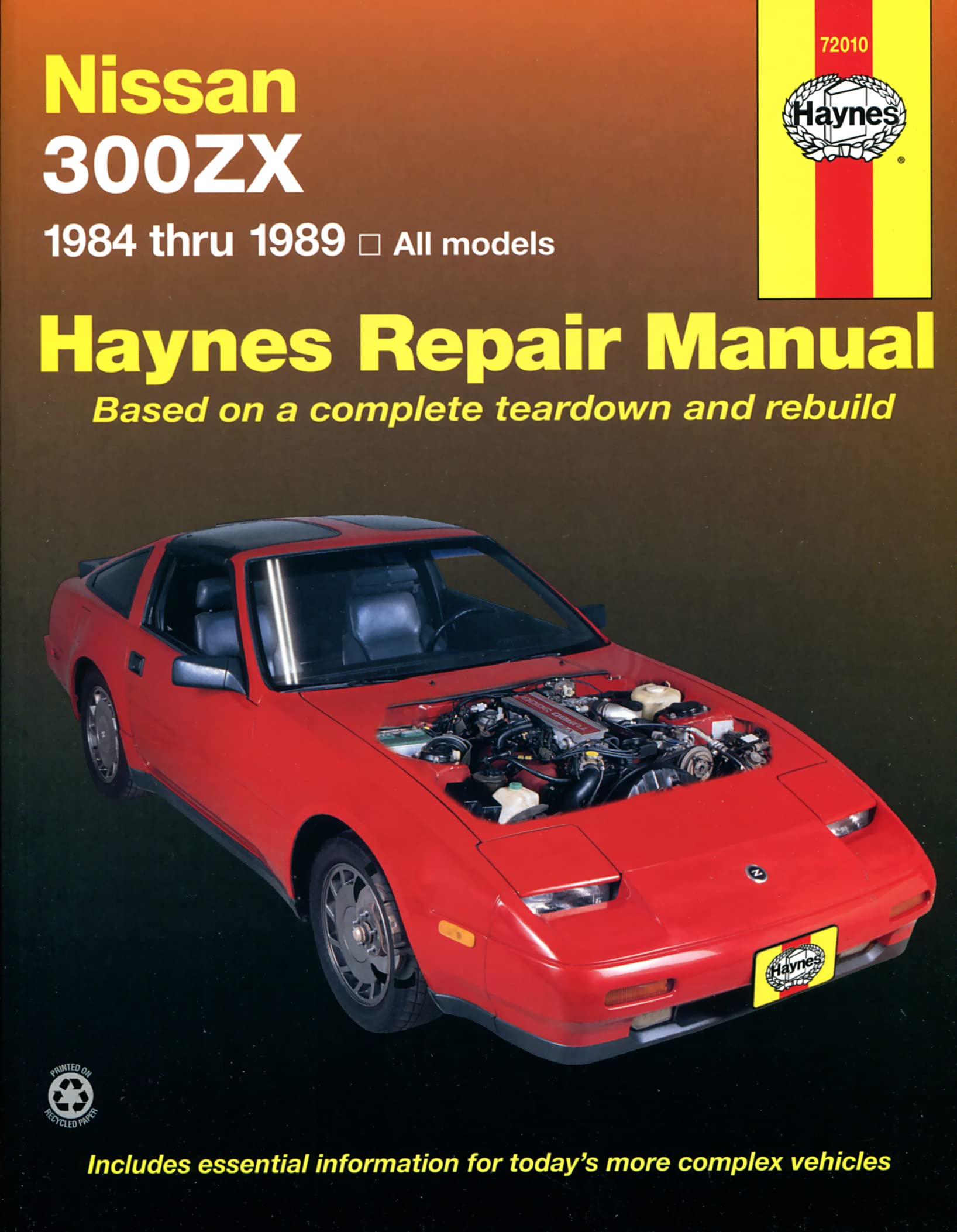 Nissan 300ZX (8489) Turbo, 2seater & 2 + 2 V6 engine Haynes Manual (Paperback),New