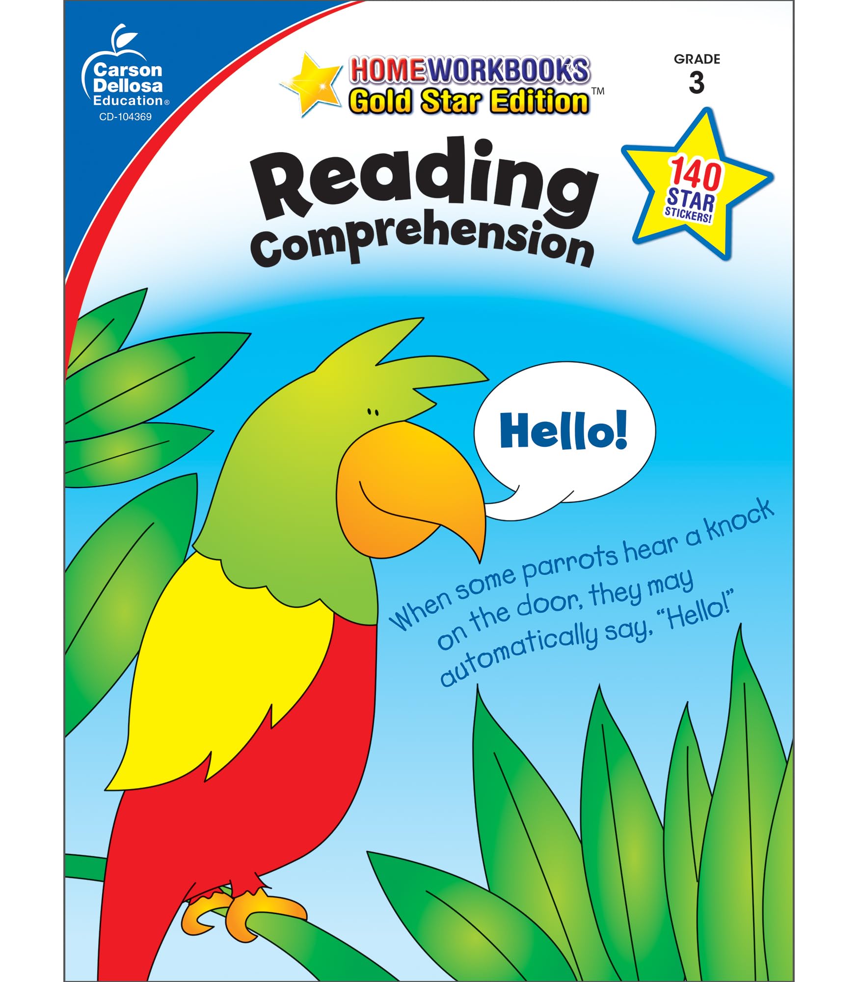 Carson Dellosa Reading Comprehension, Grade 3 Workbook (Volume 16) (Home Workbooks),Used