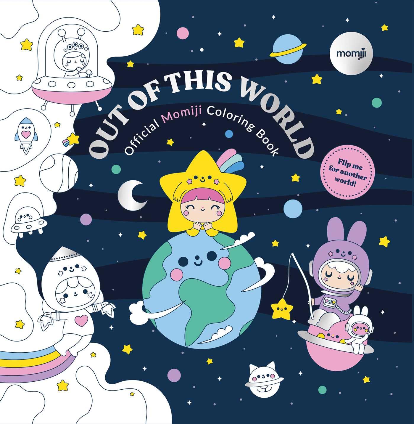 Official Momiji Coloring Book: 2In1 Kawaii Art Book Featuring Cute Collectible Characters And Cozy Affirmations For Relaxation
