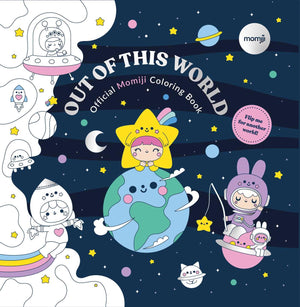 Official Momiji Coloring Book: 2In1 Kawaii Art Book Featuring Cute Collectible Characters And Cozy Affirmations For Relaxation