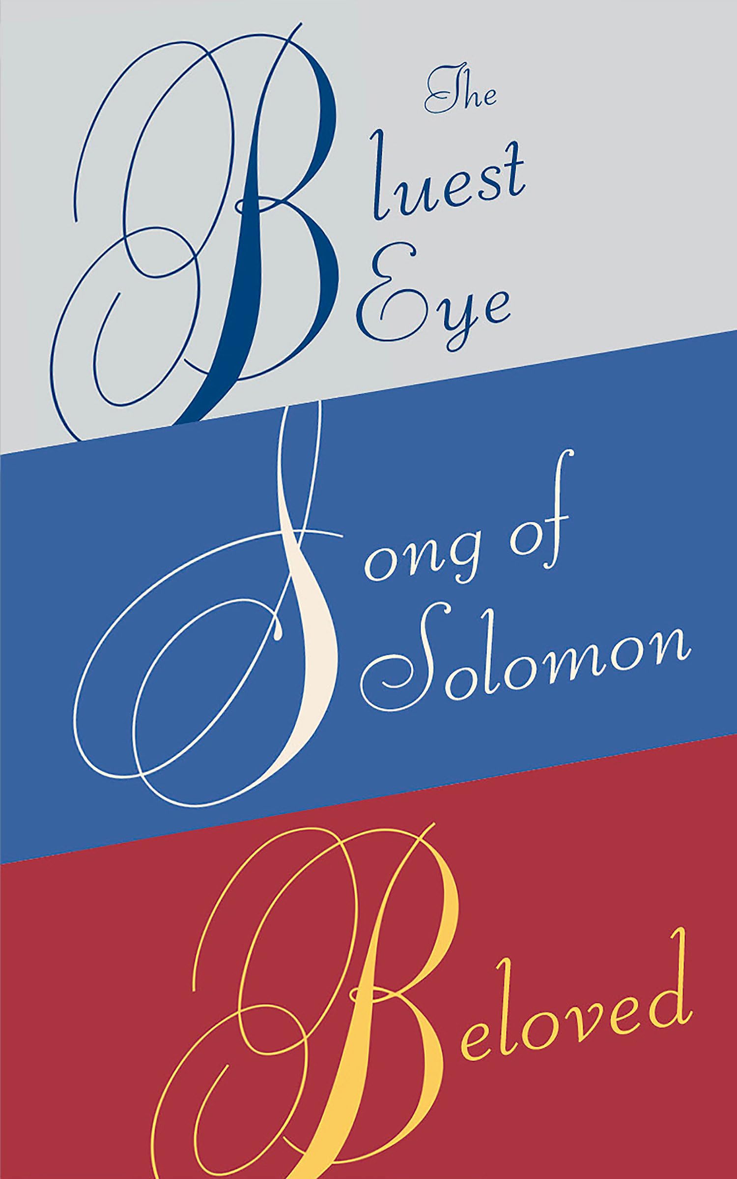 Toni Morrison Box Set: The Bluest Eye, Song of Solomon, Beloved,Used