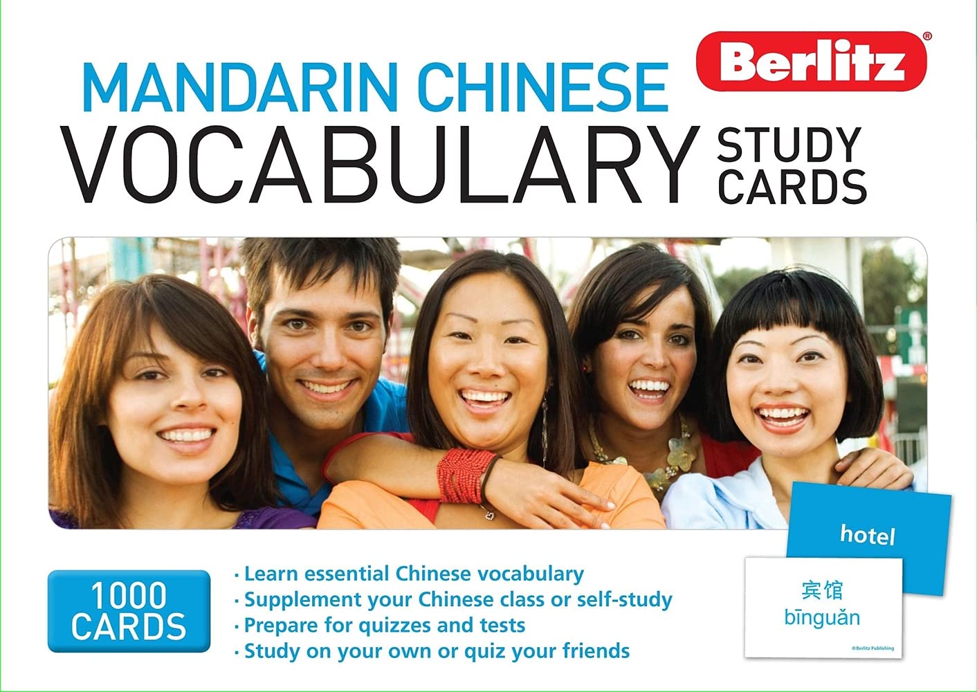 Mandarin Chinese Vocabulary Study Cards,Used