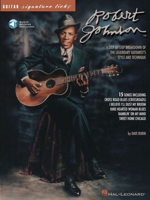 Robert Johnson  Signature Licks: A StepbyStep Breakdown of the Legendary Guitarist's Style and Technique (Bk/Online Audio) (G,Used