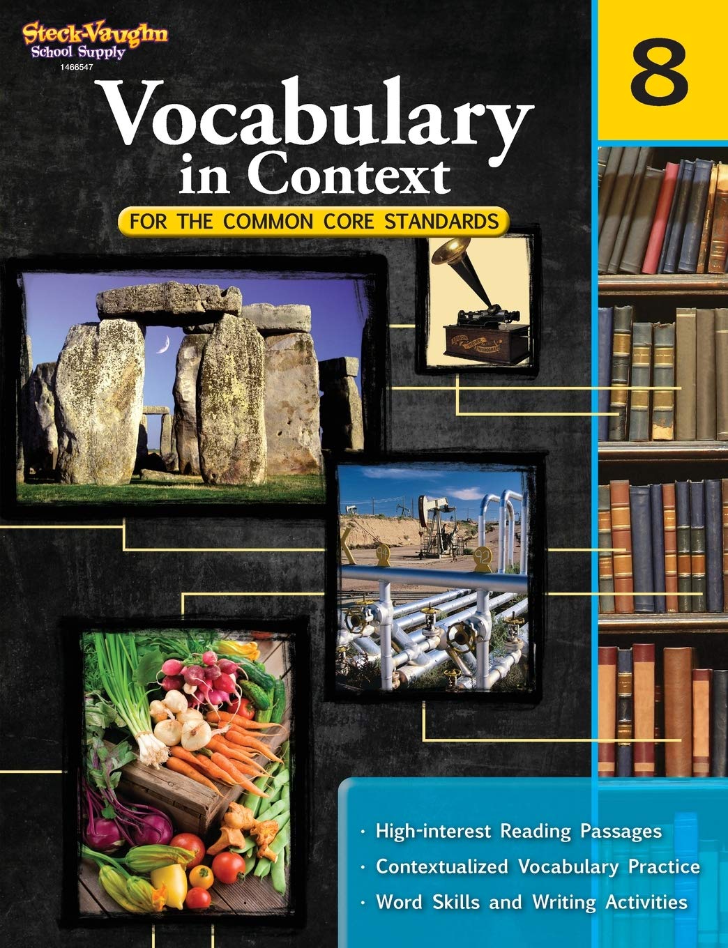 Vocabulary in Context for the Common Core Standards: Reproducible Grade 8,Used