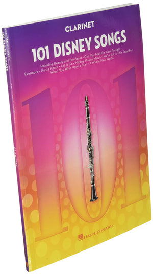 101 Disney Songs for Clarinet  Clarinet Music Book with Arranged Solos from Classic to Contemporary Disney Movies,New