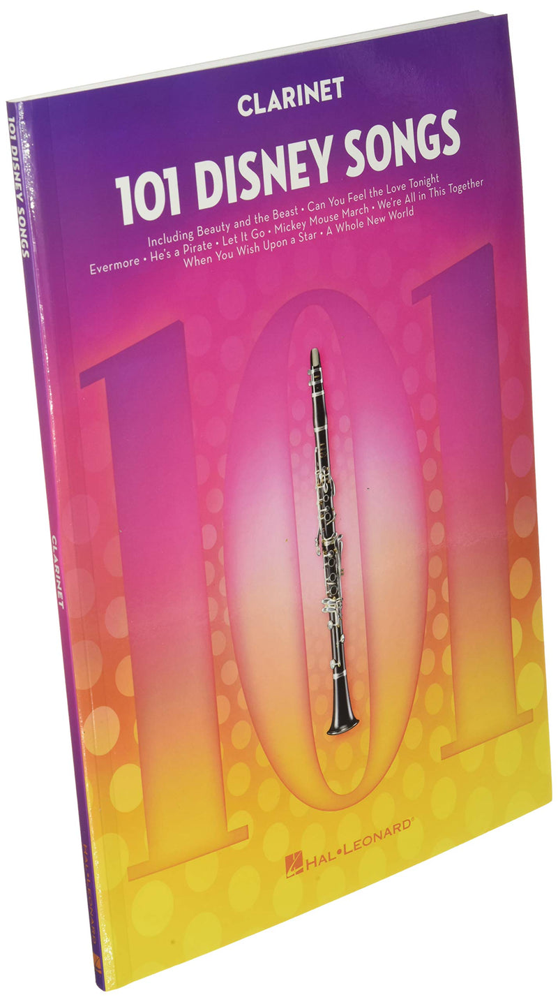 101 Disney Songs for Clarinet  Clarinet Music Book with Arranged Solos from Classic to Contemporary Disney Movies,New