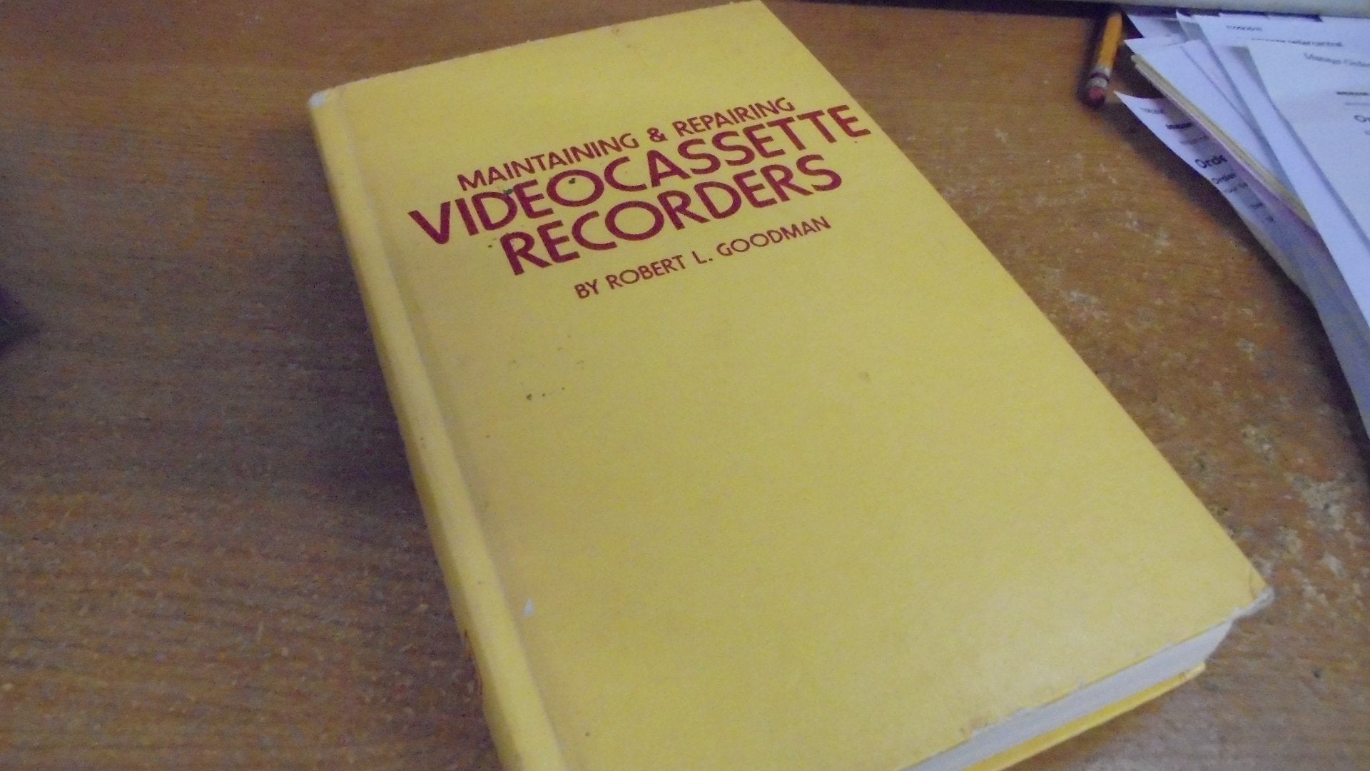 Maintaining & repairing videocassette recorders,Used