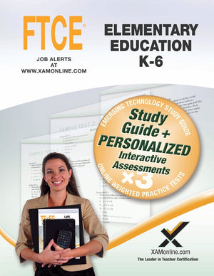FTCE Elementary Education K6 Book and Online,Used