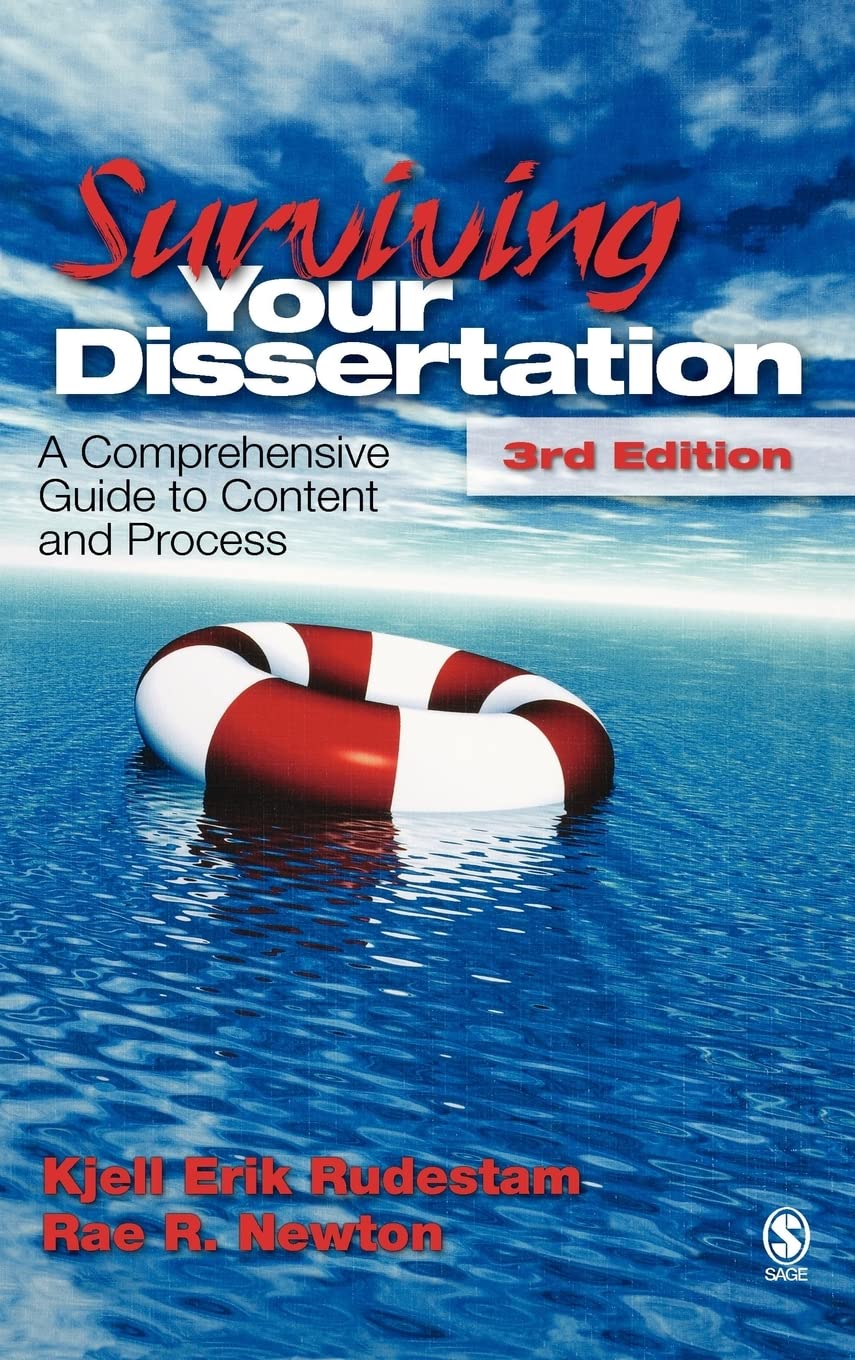 Surviving Your Dissertation: A Comprehensive Guide to Content and Process (Surviving Your Dissertation: A Comprehen (Hardcover)),Used