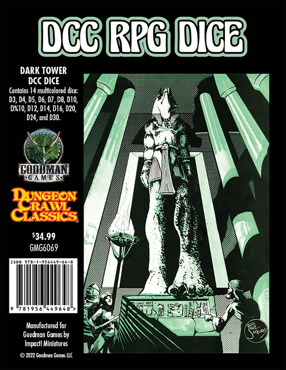 DCC RPG Dice: Dark Tower DCC Dice,New