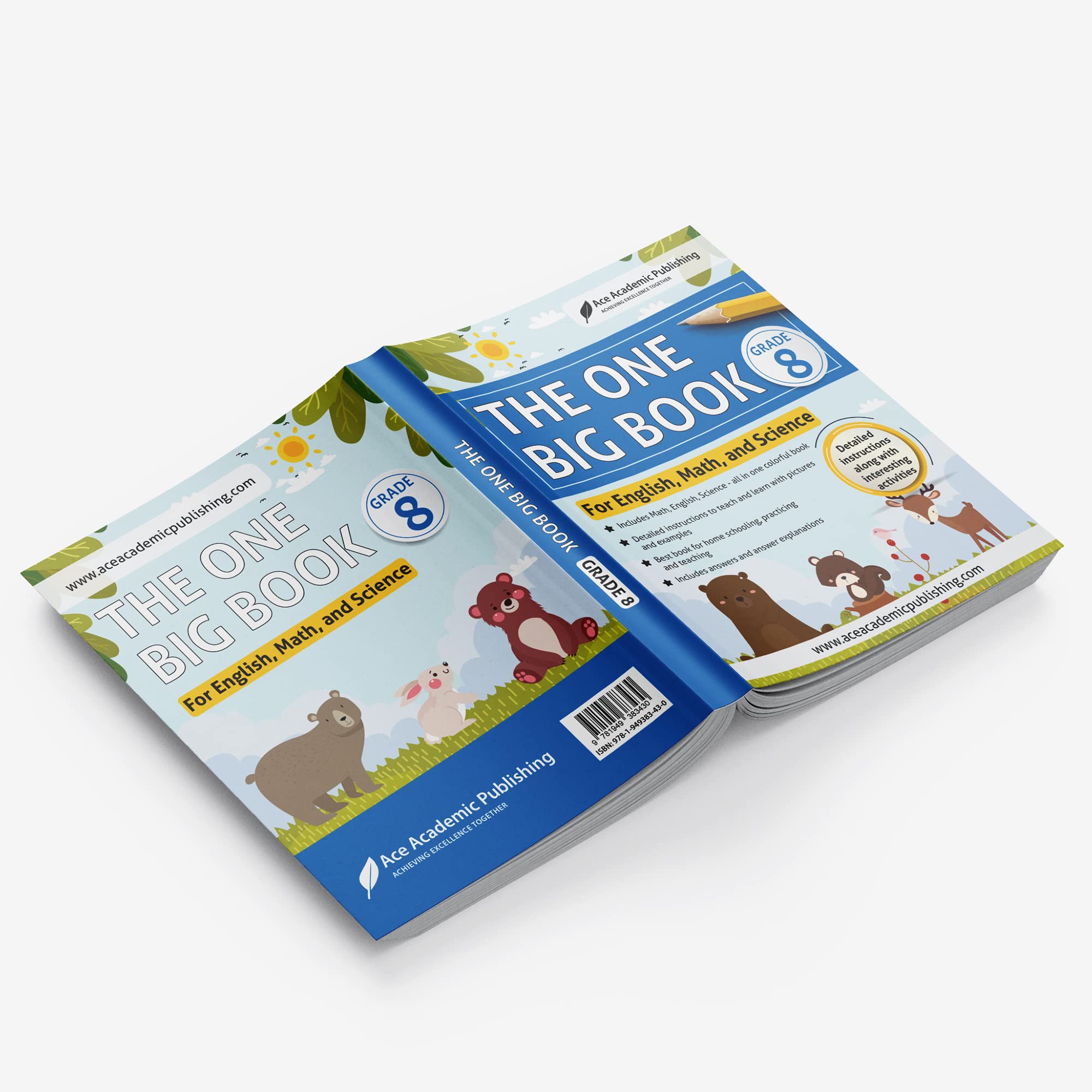 The One Big Book  Grade 8: For English, Math and Science,Used