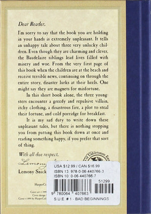 Series of Unfortunate Events Box Th,Used