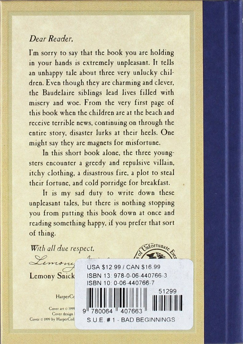 Series of Unfortunate Events Box Th,Used