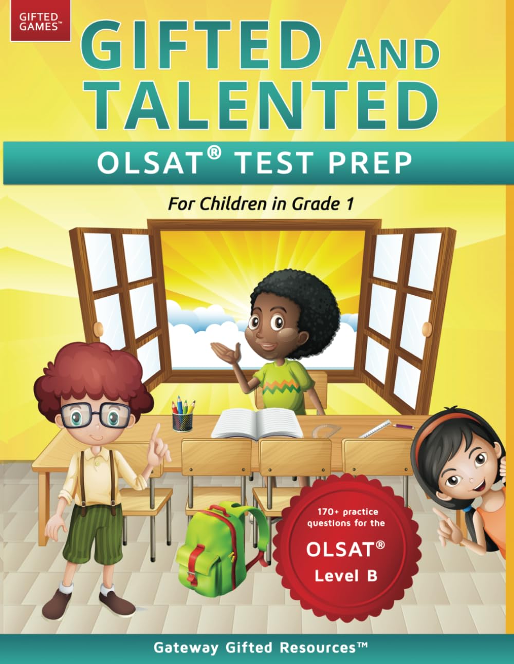 Gifted And Talented Olsat Test Prep Grade 1: Gifted Test Prep Book For The Olsat Level B; Workbook For Children In Grade 1 (Engl-used