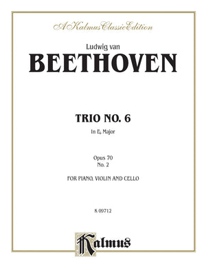 Piano Trio No. 6  Op. 70, No. 2: Eflat Major (Kalmus Edition),New