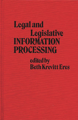 Legal And Legislative Information Processing,New