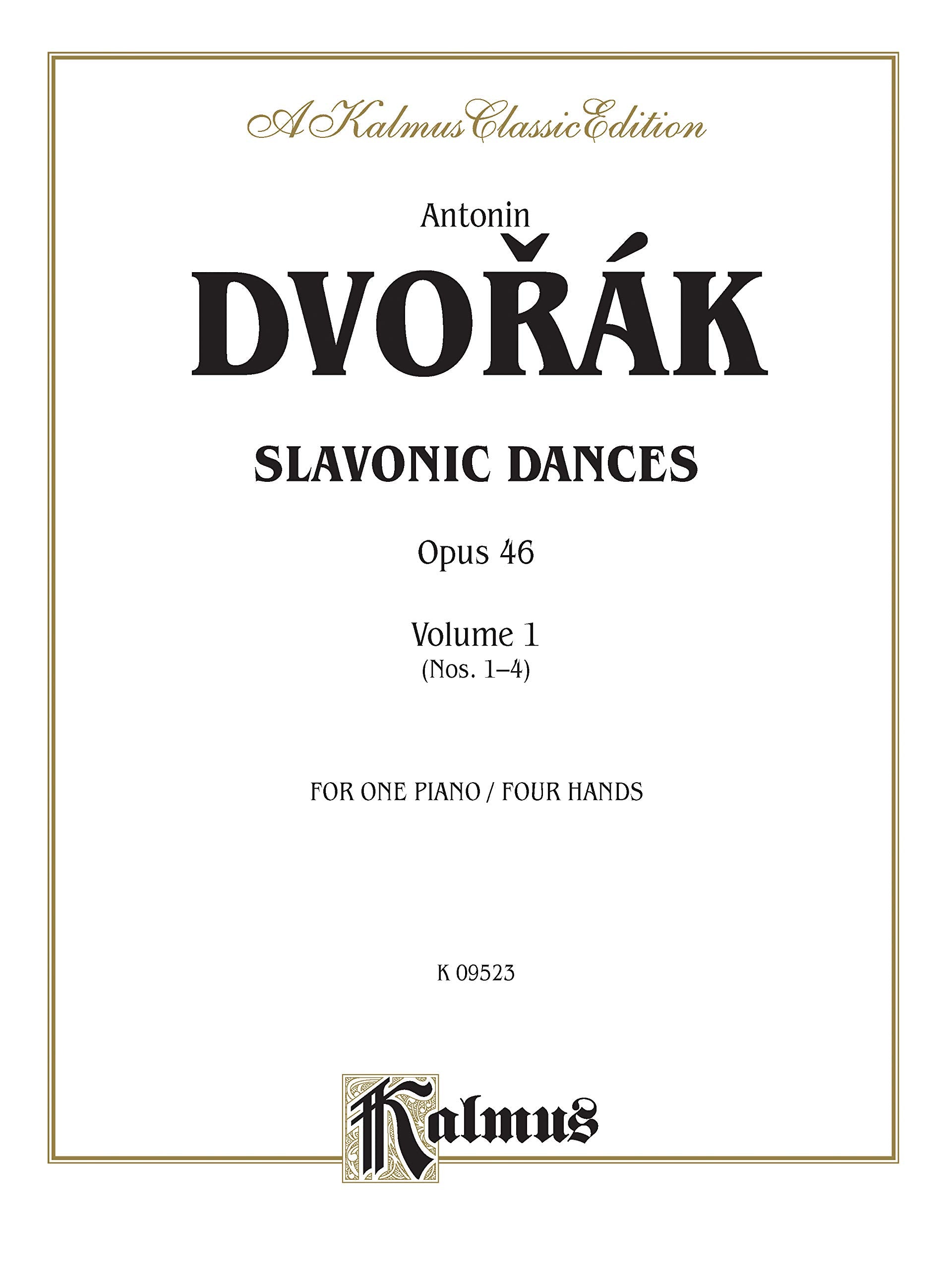 Slavonic Dances, Op. 46, Vol 1 (Kalmus Edition, Vol 1),Used