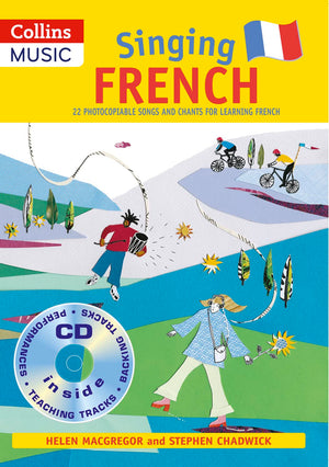 Singing Languages Singing French (Book + CD): 22 Photocopiable Songs and Chants for Learning French,Used