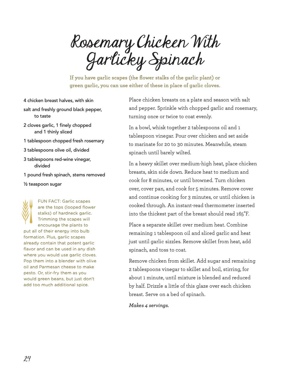 Field to Fork: A Collection of Classic Recipes from The Old Farmer's Almanac,Used
