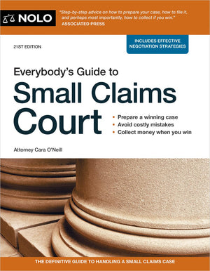 EverybodyS Guide To Small Claims Court