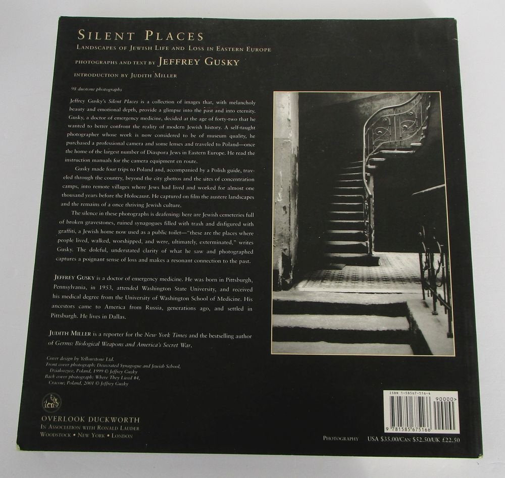 Silent Places: Landscapes of Jewish Life and Loss in Eastern Europe,Used