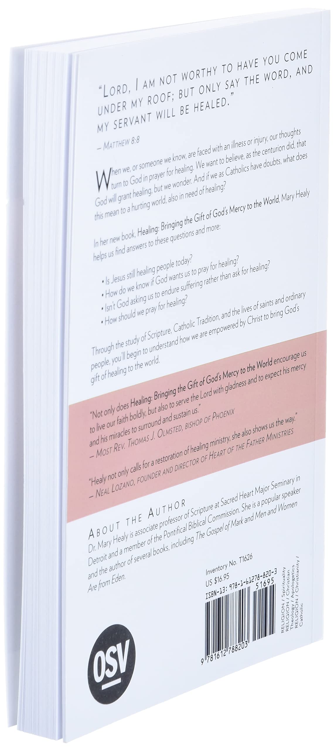 Healing: Bringing The Gift Of God'S Mercy To The World