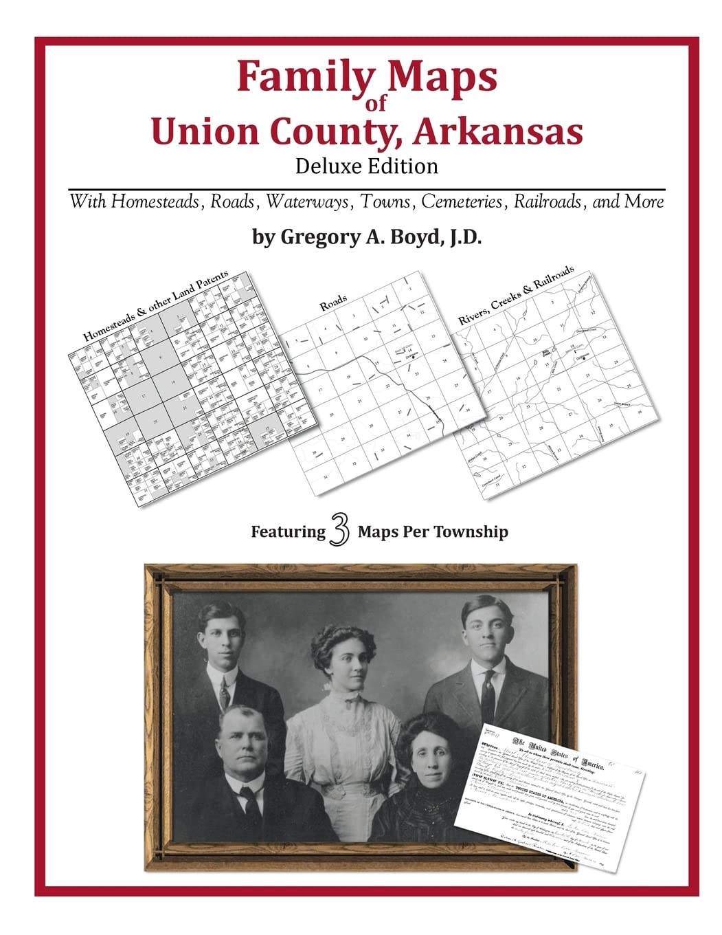 Family Maps of Union County, Arkansas,Used