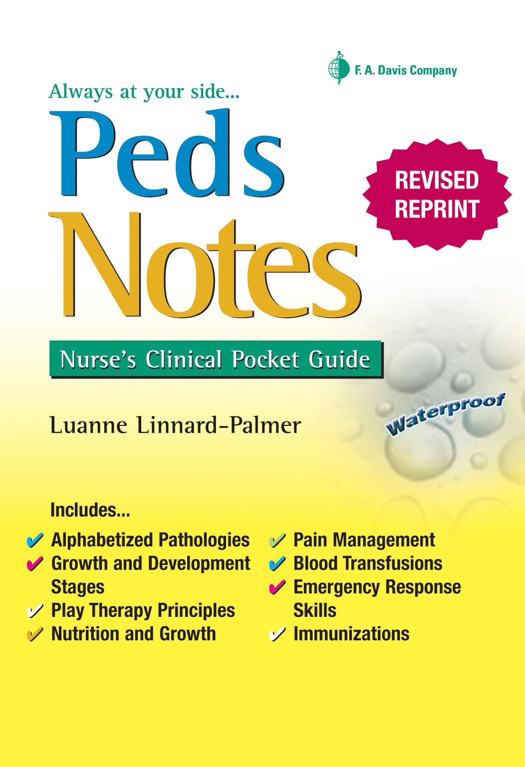 Peds Notes: Nurse'S Clinical Pocket Guide (Davis'S Notes),Used