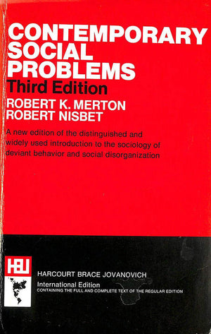 Contemporary Social Problems-used