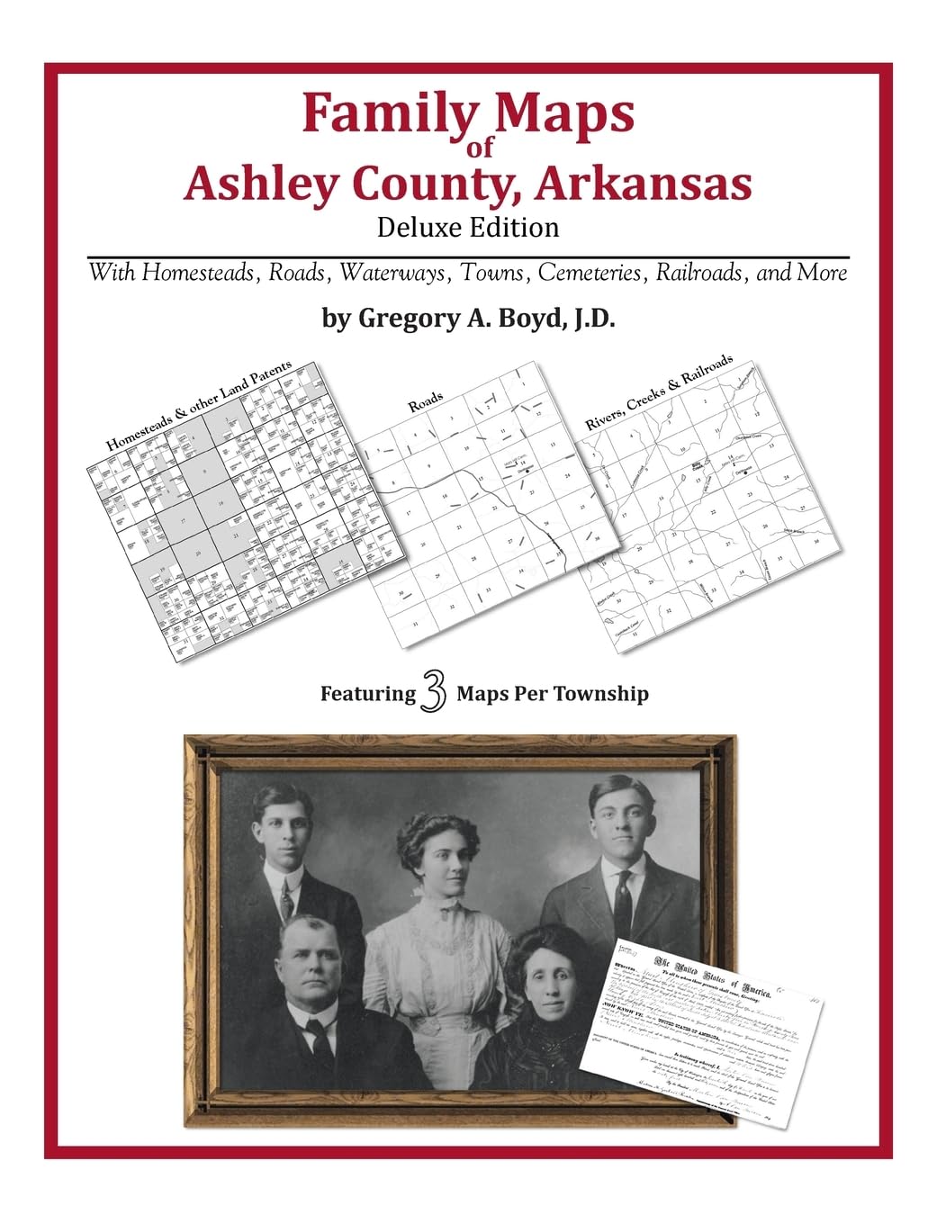 Family Maps of Ashley County, Arkansas,Used