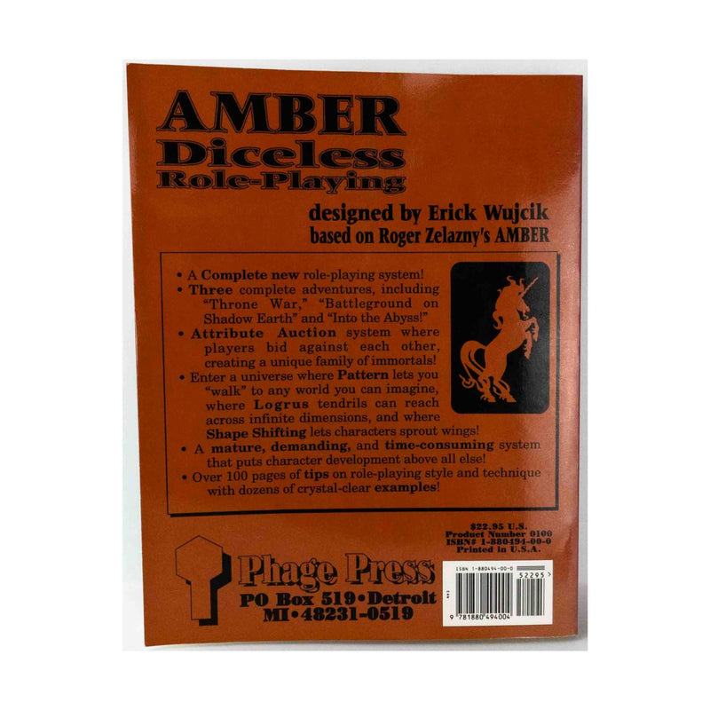 Amber Diceless Roleplaying: Diceless Roleplaying System