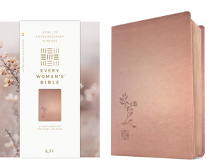 Kjv Every WomanS Bible, Filament Enabled (Leatherlike, Rose Gold, Red Letter)