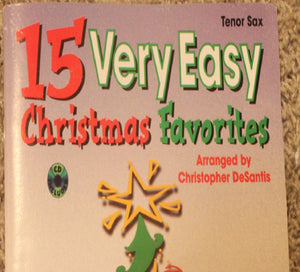 15 Very Easy Christmas Favorites (Tenor Sax),Used