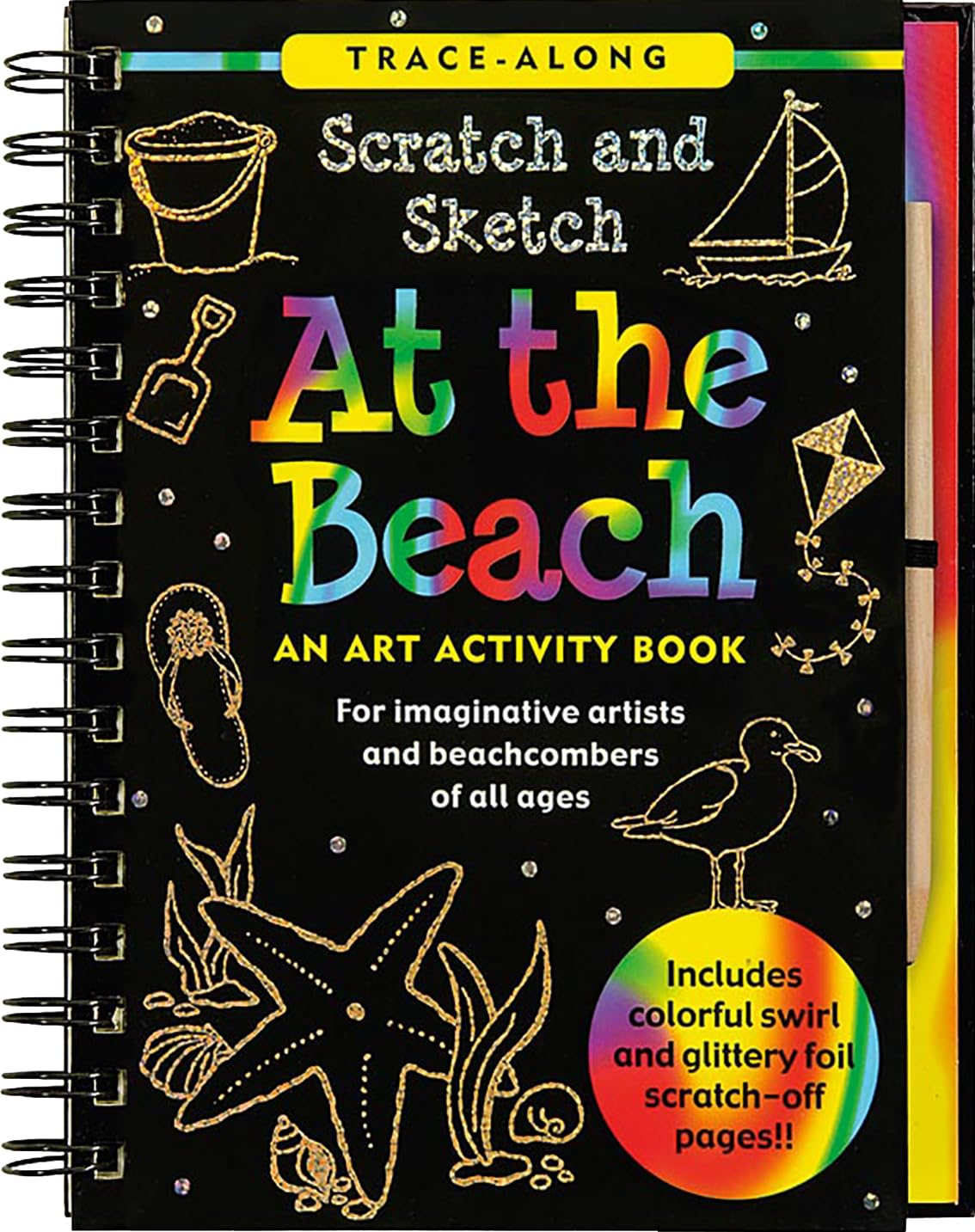 Scratch & Sketch At the Beach (An Art Activity Book for Beach Lovers of all Ages) (TraceAlong Scratch and Sketch),New