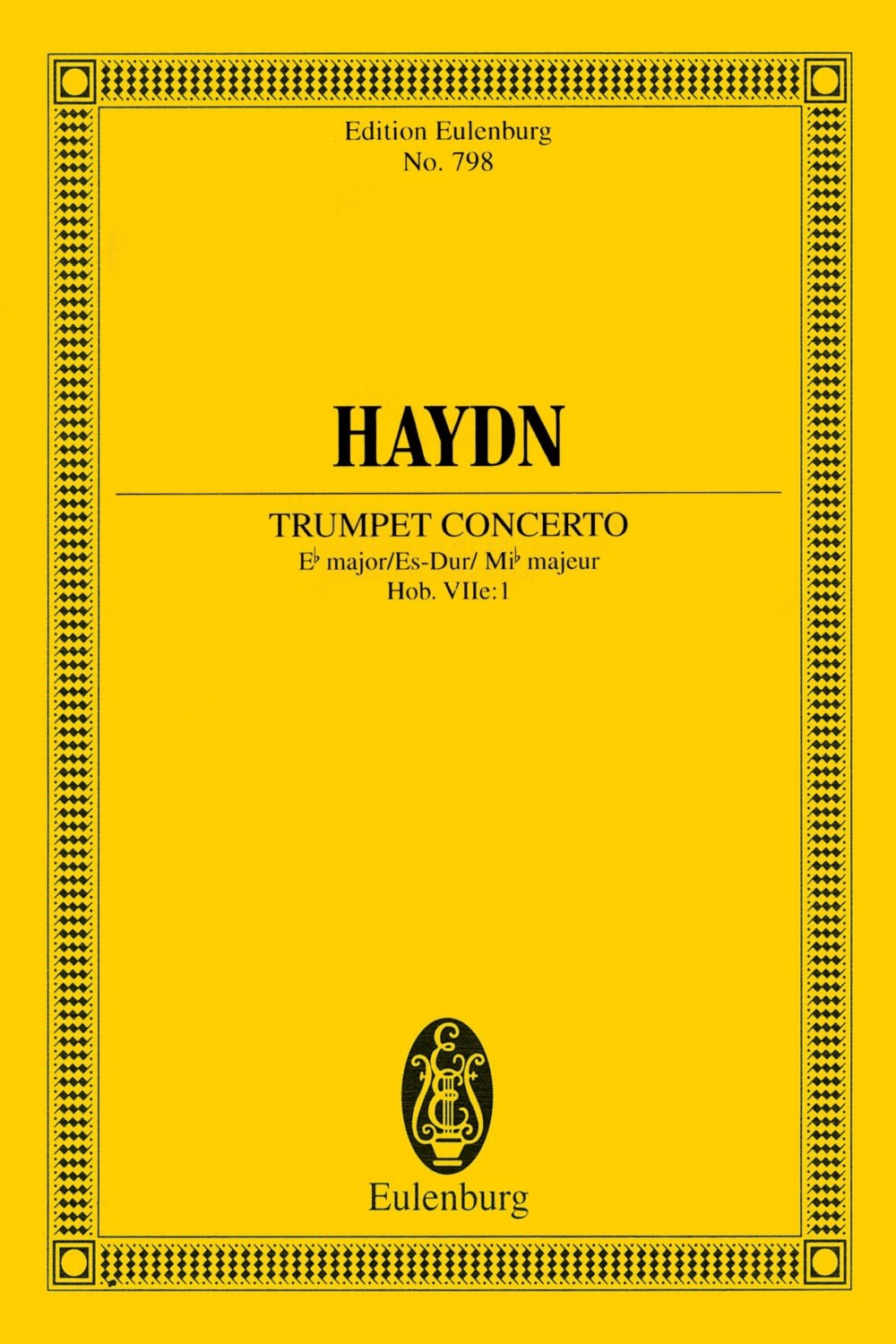 Trumpet Concerto (Hob. 7e: 1) in EFlat Major (Edition Eulenburg),Used