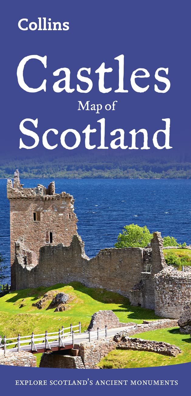 Castles Map of Scotland (Collins Pictorial Maps),Used