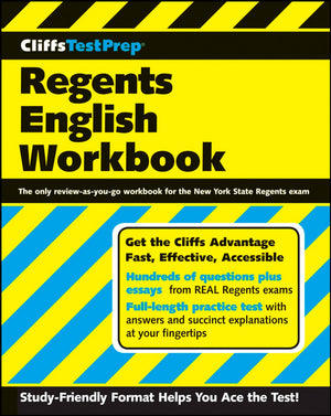 CliffsTestPrep Regents English Workbook,Used