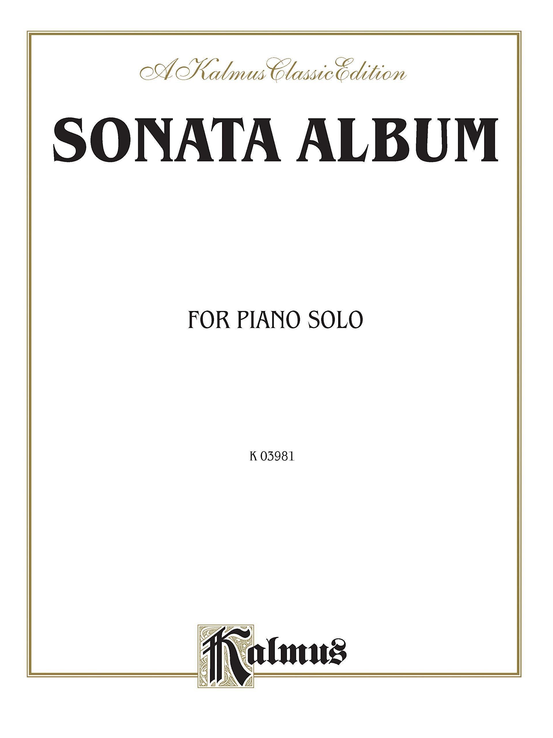 Sonata Album, Vol 1 (Kalmus Edition, Vol 1),Used