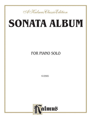 Sonata Album, Vol 1 (Kalmus Edition, Vol 1),Used