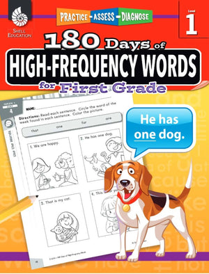 180 Days of HighFrequency Words for First Grade  Learn to Read First Grade Workbook  Improves Sight Words Recognition and Rea,Used