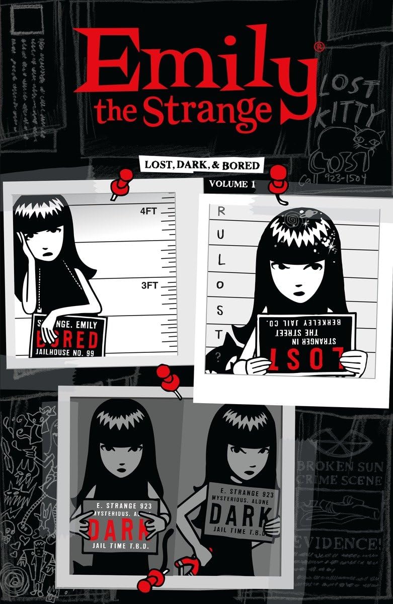 Emily the Strange: Lost, Dark and Bored, Volume 1 (Emily the Strange: Dark Horse Comics),Used