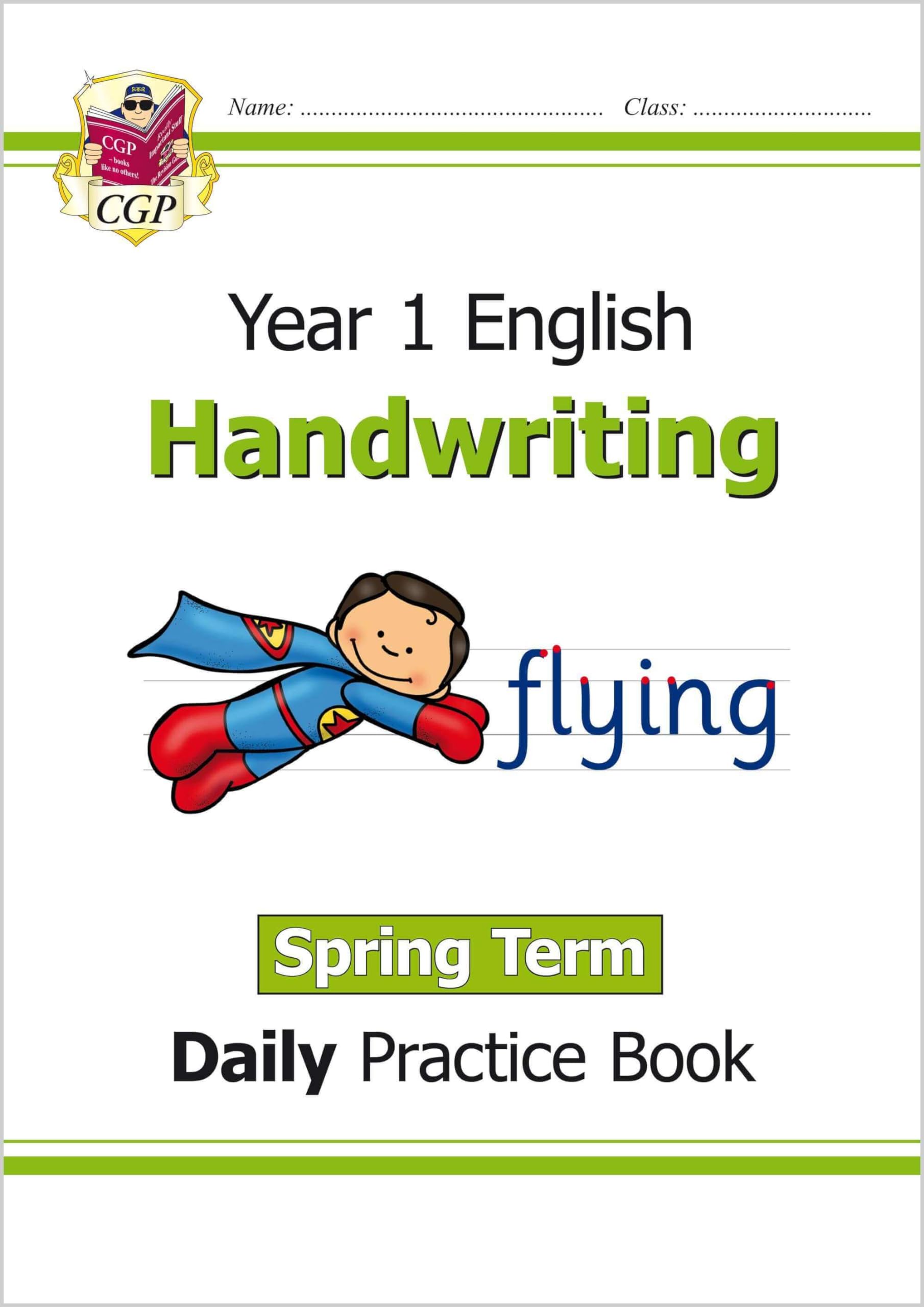 New KS1 Handwriting Daily Practice Book: Year 1  Spring Term: perfect for catching up at home (CGP KS1 English),Used