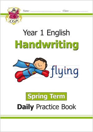 New KS1 Handwriting Daily Practice Book: Year 1  Spring Term: perfect for catching up at home (CGP KS1 English),Used